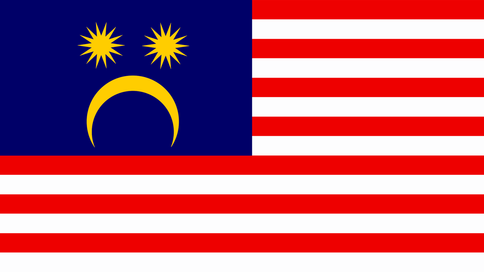 Drawings of some national flags in a sad style.